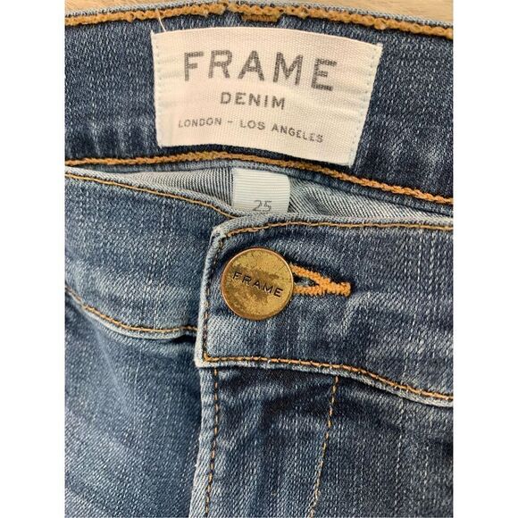 Frame denim Le High Skinny jeans 25 - Picture 6 of 8